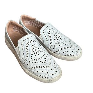 UGG Cas Leather Perforated Cutout Shoes